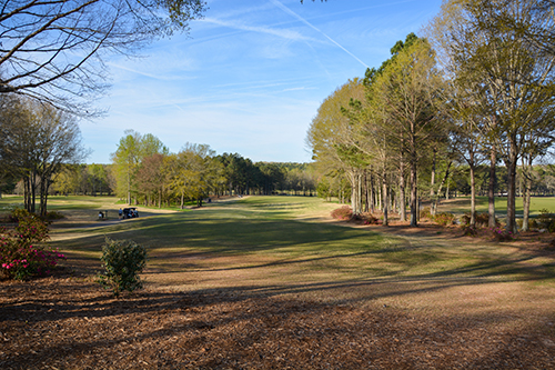 A view of the first hole at The Georgia Club